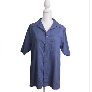 The North Face Navy Men's Casual Lightweight Shirt Size Small